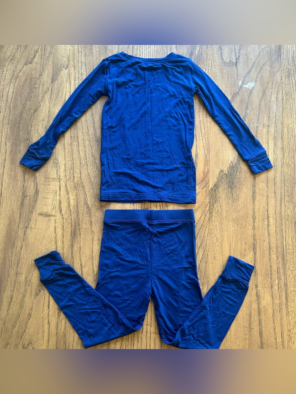 Little Sleepies Bamboo Pajamas Long Sleeve and Pants Set - Blue Sz 2T - Picture 5 of 5